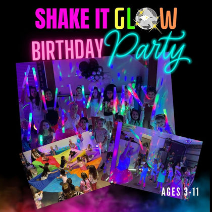 kids glow in the dark dance party