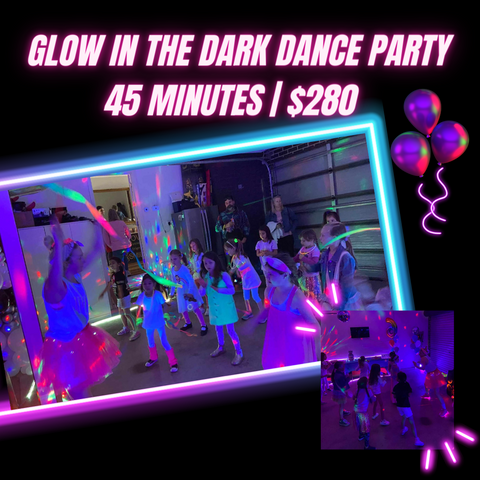 glow in the dance dance party Melbourne party entertainer